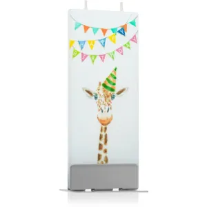 Flatyz Greetings Happy Birthday Giraffe bougie décorative 6x15 cm