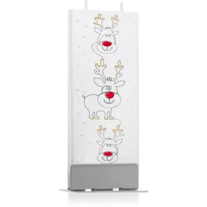 Flatyz Holiday Three Reindeers bougie décorative 6x15 cm