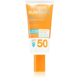 FlosLek Laboratorium Sun Care Derma Anti-Spot crème-gel protectrice visage SPF 50 30 ml