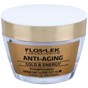 FlosLek Laboratorium Anti-Aging Gold & Energy crème de jour énergisante SPF 15 50 ml #108114