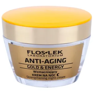 FlosLek Laboratorium Anti-Aging Gold & Energy crème de nuit raffermissante 50 ml