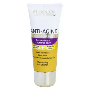 FlosLek Laboratorium Anti-Aging Gold & Energy crème illuminatrice yeux 30 ml #108110