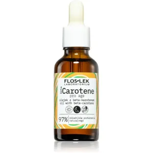 FlosLek Laboratorium Beta Carotene sérum-huile nourrissant pour raffermir le visage 30 ml