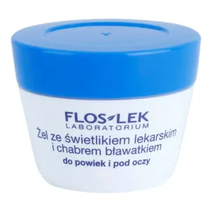 FlosLek Laboratorium Eye Care gel contour des yeux à l'euphraise et bleuet 10 g #108061