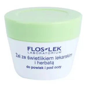 FlosLek Laboratorium Eye Care gel contour des yeux à l'euphraise et thé vert 10 g #108059