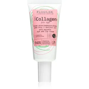 FlosLek Laboratorium Fito Collagen crème anti-rides jour et nuit contour yeux et lèvres 30 ml