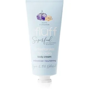 Fluff Superfood Plums in Chocolate lait corporel nourrissant Apple Extract & Avocado Oil 150 ml