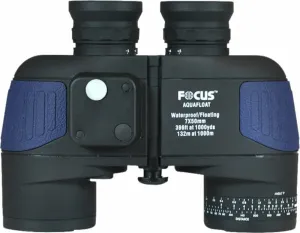 Focus Sport Optics Aquafloat 7x50 Waterproof Compass Jumelles marine Garantie de 10 ans