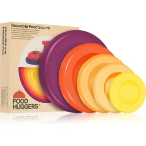 Food Huggers Food Huggers Set lot de protections en silicone pour les fruits et légumes coloration Orange 5 pcs