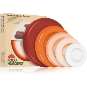 Food Huggers Food Huggers Set lot de protections en silicone pour les fruits et légumes coloration Terracotta 5 pcs