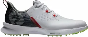 Footjoy FJ Fuel Mens Golf Shoes White/Navy/Lime 40,5