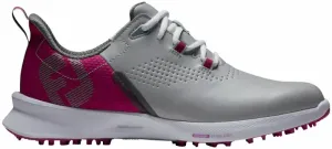 Footjoy FJ Fuel Womens Golf Shoes Grey/Berry/Dark Grey 40