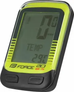 Force WLS Bike Computer 20 Wireless Fluo Yellow Électronique cycliste