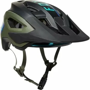 FOX Speedframe Pro Blocked Helmet Vert militaire L Casque de vélo