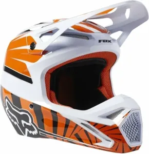 FOX V1 Goat Dot/Ece Helmet Orange Flame XL Casque