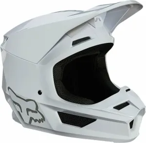 FOX V1 Plaic Helmet White S Casque