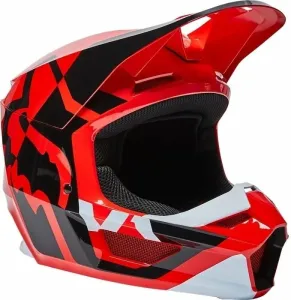 FOX Youth V1 Lux Helmet Fluo Red YL Casque