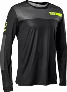 FOX Defend Long Sleeve Jersey Black/Yellow M Maillot