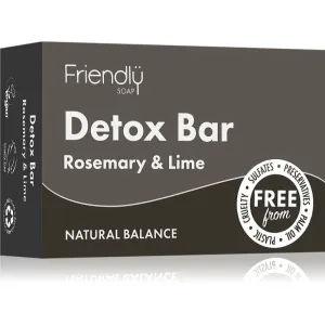 Friendly Soap Detox Bar Rosemary & Lime savon naturel 95 g