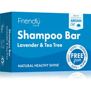 Friendly Soap Natural Shampoo Bar Lavender and Tea Tree savon naturel pour cheveux 95 g