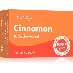 Friendly Soap Natural Soap Cinnamon & Cedarwood savon naturel 95 g