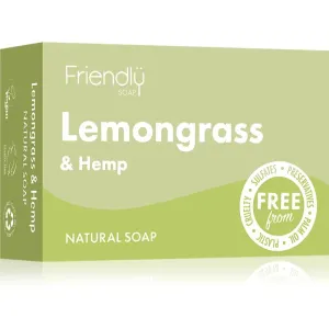 Friendly Soap Natural Soap Lemongrass & Hemp savon naturel 95 g