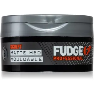 Fudge Sculpt Matte Hed Mouldable pommade d’argile à pâte malléable pour cheveux 75 g