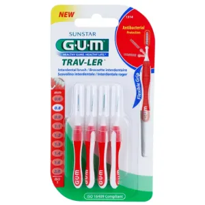 G.U.M Trav-Ler brossettes interdentaires 0,8 mm 4 pcs