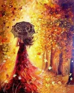 Gaira Peinture par numéros Forêt d'automne