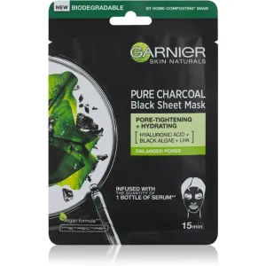 Garnier Skin Naturals Pure Charcoal masque tissu noir à l'extrait d'algues 28 g #112184