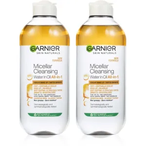 Garnier Skin Naturals eau micellaire bi-phasée 2 x 400ml(3 en 1)