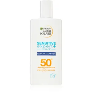 Garnier Ambre Solaire Sensitive Expert+ fluide solaire visage SPF 50+ 40 ml