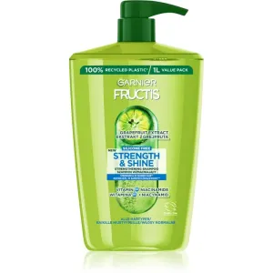 Garnier Fructis Strength & Shine shampoing fortifiant pour tous types de cheveux 1000 ml