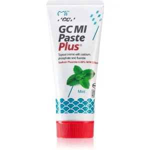 GC MI Paste Plus crème protectrice reminéralisante pour dents sensibles au fluorure saveur Mint 35 ml
