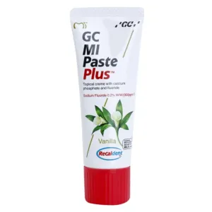 GC MI Paste Plus crème protectrice reminéralisante pour dents sensibles au fluorure saveur Vanilla 35 ml