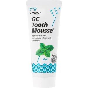 GC Tooth Mousse crème protectrice reminéralisante pour dents sensibles sans fluorure saveur Mint 35 ml