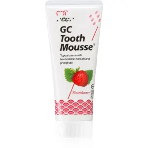 GC Tooth Mousse crème protectrice reminéralisante pour dents sensibles sans fluorure saveur Strawberry 35 ml