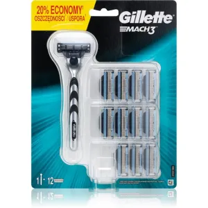 Gillette Mach3 rasoir + lames de rechange 12 pcs #117811