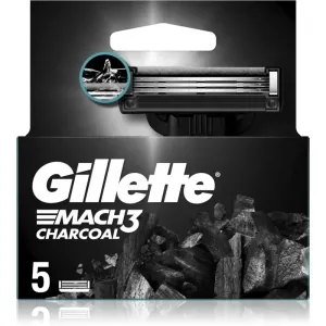 Gillette Mach3 Charcoal lames de rechange 5 pcs