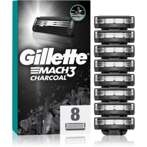 Gillette Mach3 Charcoal lames de rechange 8 pcs