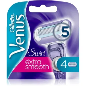 Gillette Venus Deluxe Smooth Swirl lames de rechange 4 pcs