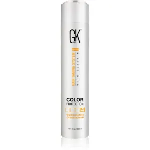 GK Hair Moisturizing Color Protection après-shampoing hydratant protecteur de couleur pour des cheveux brillants et doux 300 ml