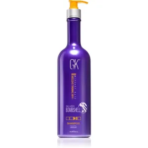 GK Hair Silver Bombshell shampoing pour cheveux blonds neutralisant les reflets cuivrés 710 ml