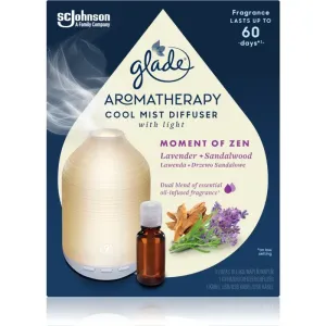 GLADE Aromatherapy Moment of Zen diffuseur d'huiles essentielles avec recharge Lavender + Sandalwood 17,4 ml