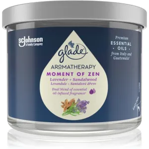 GLADE Aromatherapy Moment of Zen bougie parfumée Lavender + Sandalwood 260 g