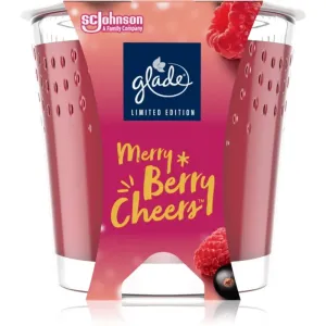 GLADE Merry Berry Cheers bougie parfumée avec parfums Merry Berry Cheers 129 g