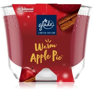 GLADE Warm Apple Pie bougie parfumée avec parfums Apple, Cinnamon, Baked Crisp 224 g
