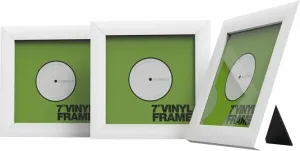 Glorious Frame Set 7 Cadre pour disques LP Blanc Meubles pour disques LP