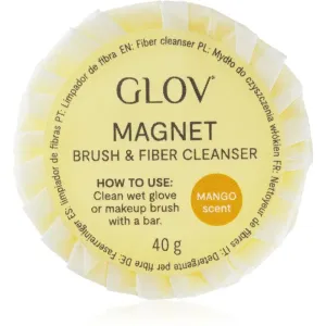GLOV Accessories Magnet Cleanser Bar savon nettoyant pour pinceaux de maquillage parfums Mango 40 g