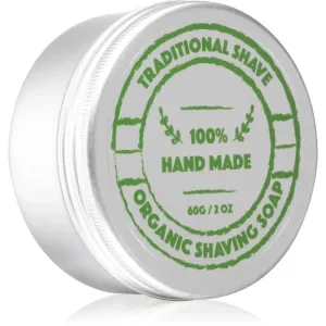 Golden Beards Organic Shaving Soap savon de rasage pour homme 60 g